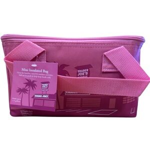 NWT - Trader Joe's Pink Insulated Bag